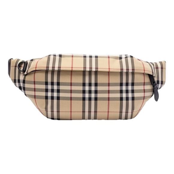 BURBERRY check canvas bum bag belt bag crossbody bag - Picture 1 of 5